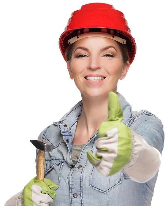 Contact ac technician woman 1